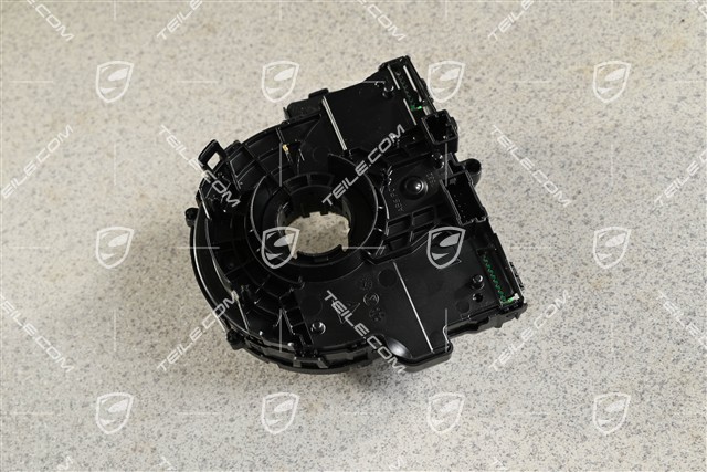 Control unit, steering column switch with spring, steering-angle sensor