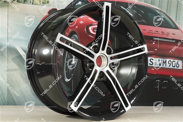 21" Felga Mission E Design, 9,5J x 21 ET60, czarny wysoki połysk
