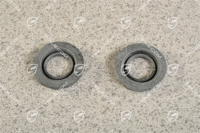 Repair set, 1 set protective caps 30 mm for fixed callipers, Front Axle