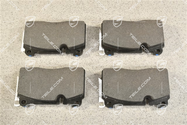 Brake pads, front axle, for black calipers