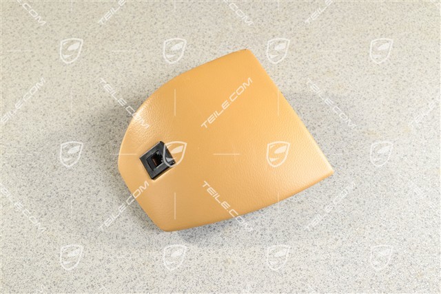 Blende, Vorbereitung Telefon, Kunstleder, Savannabeige