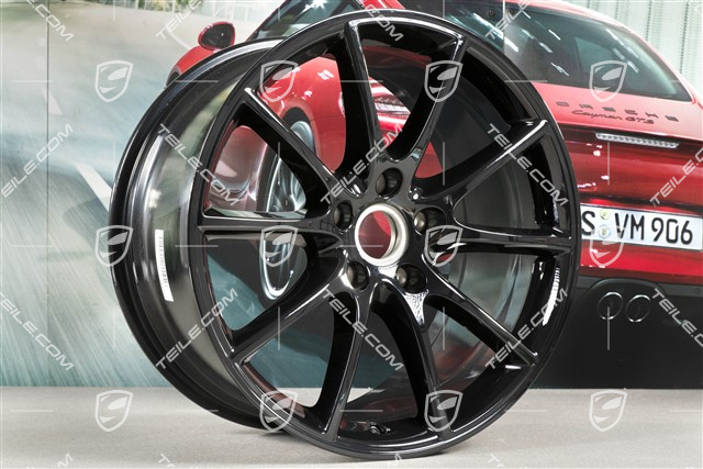 20" Felge Cayenne Design, 10,5J x 20 ET55, schwarz hochglanz