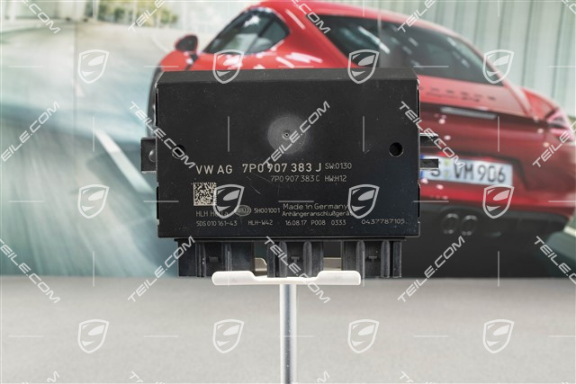 Control unit, trailer coupling, electricaly extendable trailer hitch