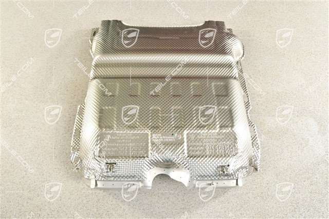 Heat protection / shield centre, rear