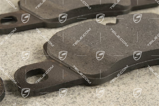 Bremsbeläge, Reparatursatz, HA,  für Bremssattel Schwarz / Silber / Rot