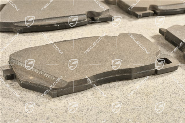 PCCB Brake pads, front axle for Yellow / Black calipers 18-19 inch brake disc diameter