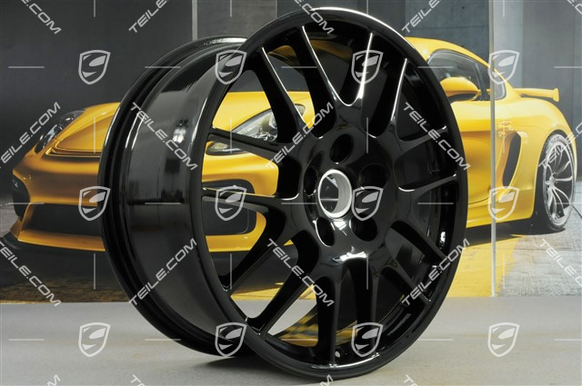 20" Felge RS Spyder Design, 9,5J x 20 ET65, schwarz hochglanz