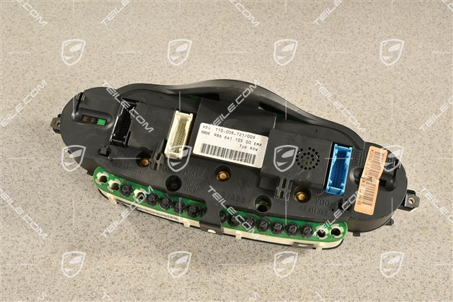 Instrument cluster / Speedometer, 5-speed manual transmission, White Dials