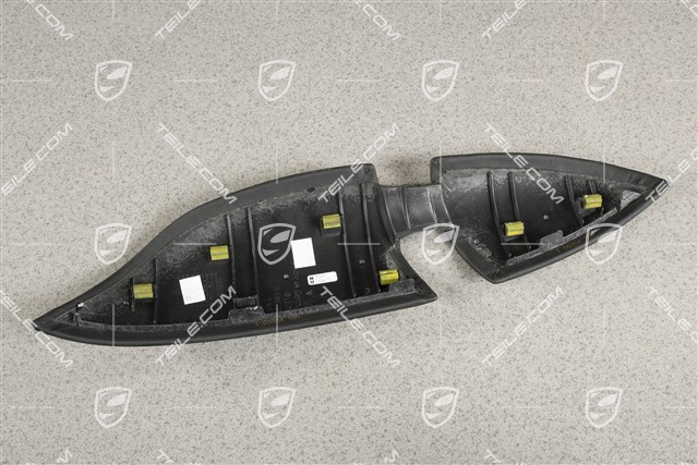 Abdeckblende, Armlehne, Tuer hinten, Leder, Schwarz, L