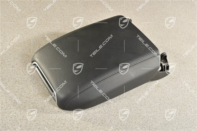 Cover, leather, black