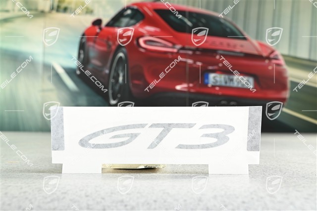 Logo / Sticker  GT3, black matte, L=R