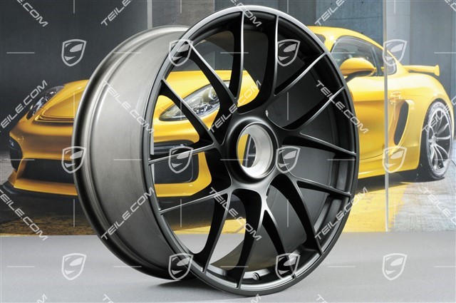 20-inch wheel rim set Turbo Sport III, central lock, 9J x 20 ET51 + 12J x 20 ET63,  black matte