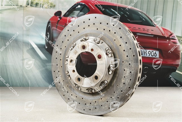 PCCB Brake disc, Panamera V6/S/GTS/Diesel/Hybrid, L