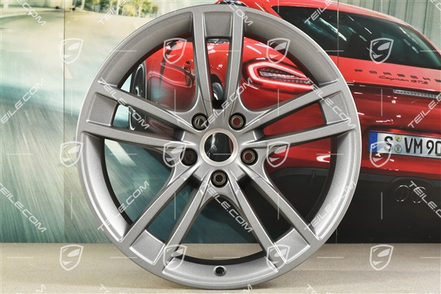21" Felga Cayenne Turbo Design, 9,5J x 21 ET46, Vesuvgrau