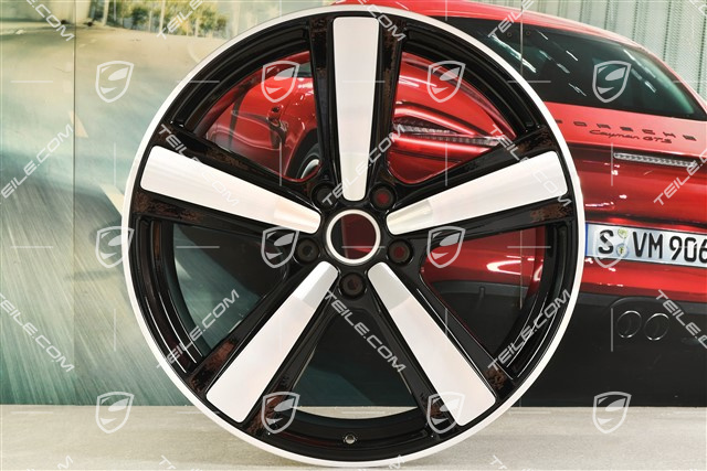 22-inch wheel rim, Exclusive Design Sport, 11,5J x 22 ET61, black high gloss