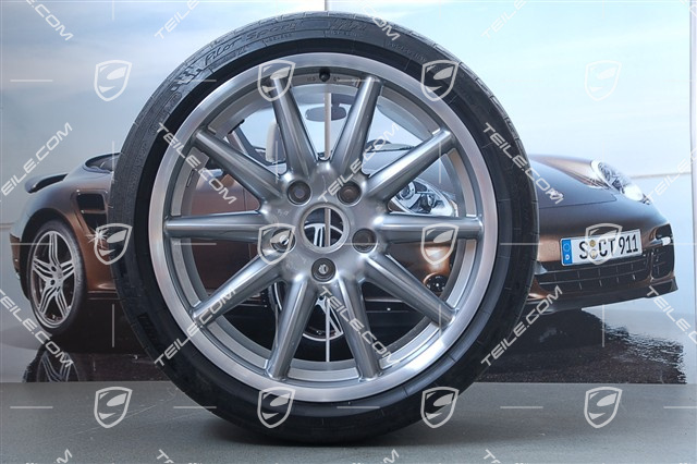 19" Komplet kół letnich Carrera Sport, 8,5J x 19 ET55 + 11,5J x 19 ET67 + NOWE opony letnie 235/35 ZR19 + 305/30 ZR19