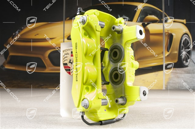 Fixed caliper, Rear axle, Green, L