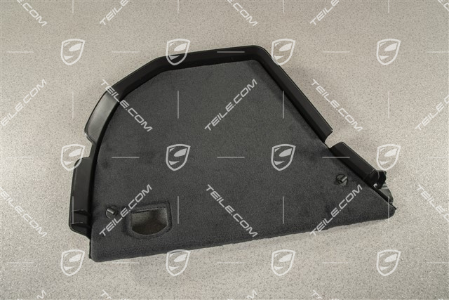 Verkleidung, Kofferraumabdeckung, Schwarz, L
