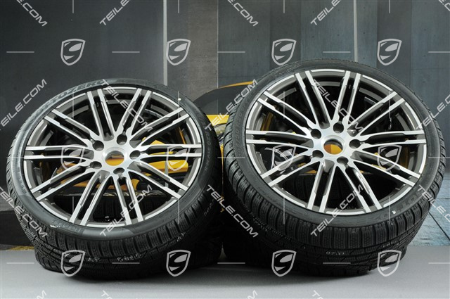 20-inch Turbo III winter wheel set, 8,5J x 20 ET51 + 11J x 20 ET70 + NEW Pirelli winter tyres 245/35 ZR20 + 295/30 ZR20, without TPMS