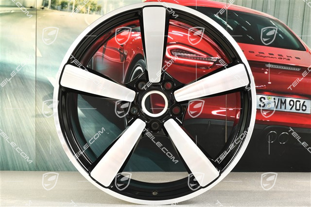 21" Felga Carrera Exclusive, 12J x 21 ET70, czarny wysoki połysk