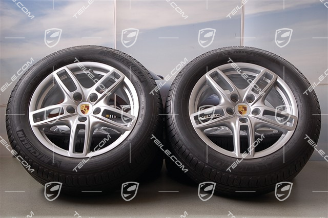 19" Koła letnie Cayenne Turbo, 4x felgi 8,5 J x 19 ET 59 + 4x opony 265/50 R 19 110Y XL, z czujnikami ciśnienia RDK