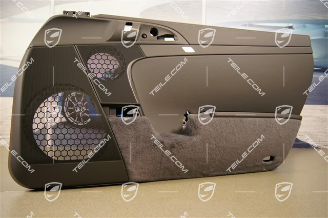 Türverkleidung, Coupé/Targa/Cabrio, ASK Klangpaket, Leder, Steingrau, R