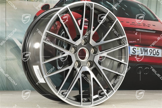 20" Felge Turbo V, 8,5J x 20 ET40, Titan