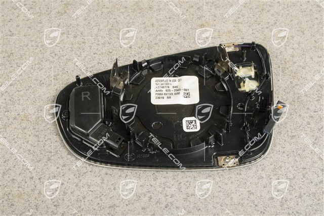 Spiegelglas, Konvex, Automatisch Abblendbar, Spurwechselassistent, R