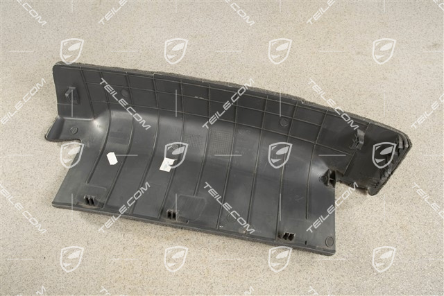 Verkleidung, Sitzgestell, Perlvelour, Schwarz, L
