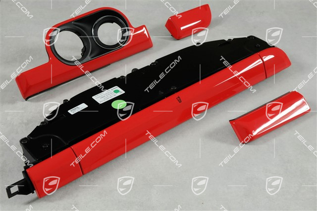 Set moulding, incl. support beverages, trim strip cupholder cover, painted, RHD, guards red Set moulding, incl. support beverages, trim strip cupholder cover, painted, RHD, guards red