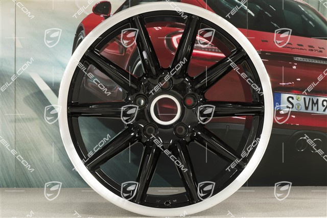 19" Felge "Carrera Sport", 10J x 19 ET42, Hochglanz Schwarz