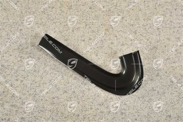 Door trim strip connecting piece, Black, L