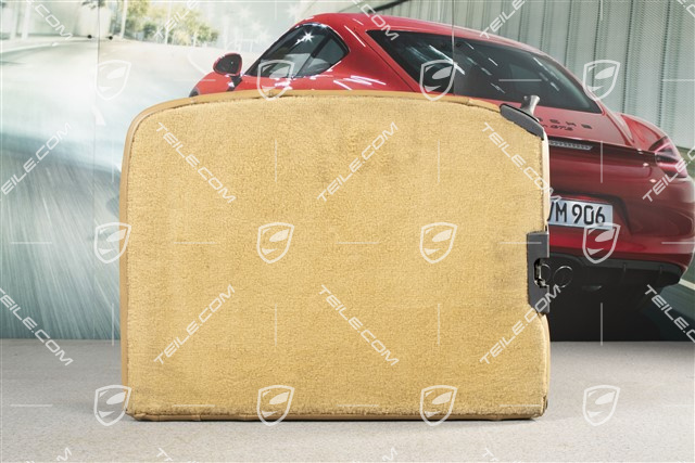 Back seat backrest, leather, savannah beige, Cabrio, R