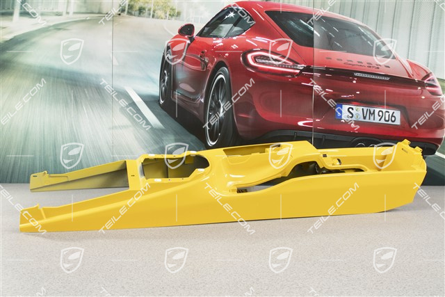 Centre console, painted, speed yellow