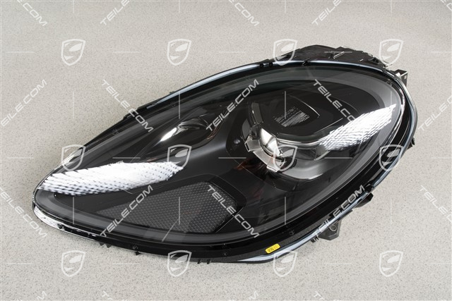 LED headlight, PDLS Plus, black, set, L+R