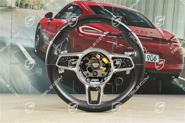 Multifunktionslenkrad, PDK, Sport Chrono Plus, Schwarz