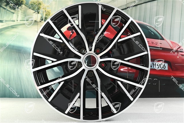 21-inch Macan Design wheel rim, 8.5J x 21 ET27, high-gloss black