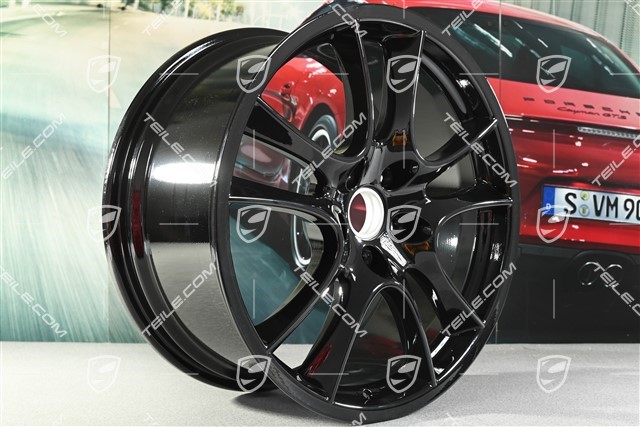 21-inch Cayenne Sport / GTS wheel rim, 10Jx21 ET50, in black
