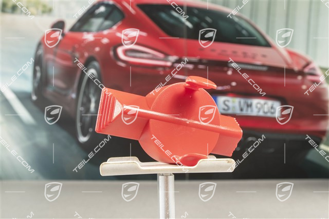 Dummy cover, Tow hitch, Red