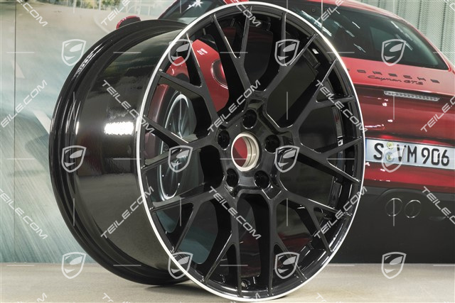 21-inch RS Spyder wheel rim, 11,5J x 21 ET67, black high gloss