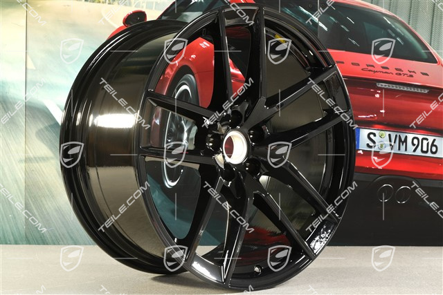 20" Felga "Macan S" 10J x 20 ET19, czarny (wysoki połysk)