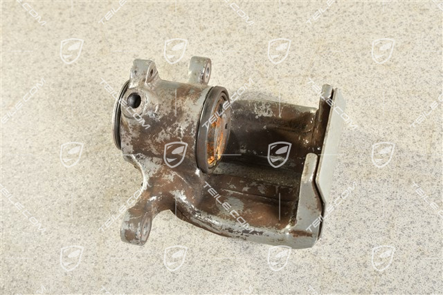 Faustsattel / Bremssattel, HA, Silber, L