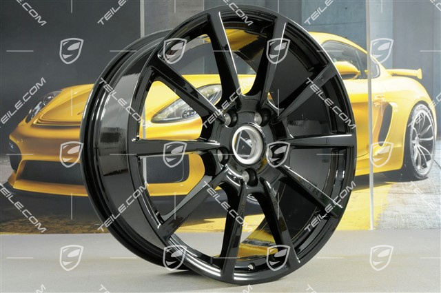 20" Felga Carrera Classic II, 8,5J x 20 ET51, czarny wysoki połysk