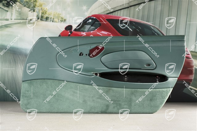 Türverkleidung, Leder, mit Airbagblende, ohne sound paket, Nephritegrün, R
