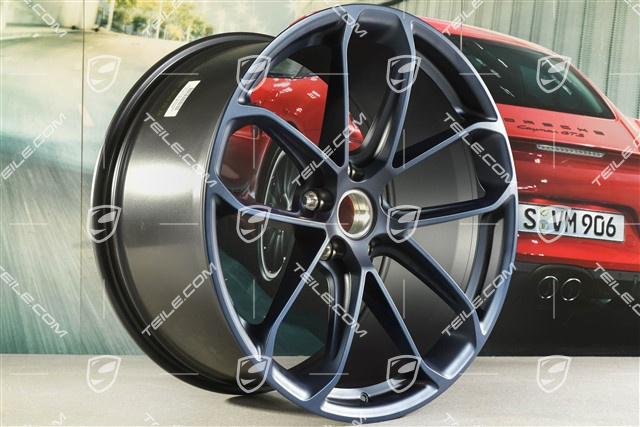 22" Felge GT, Heck, 11,5J x 22 ET52, tiefseeblau perleffekt