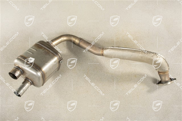 Sport exhaust muffler, L