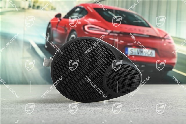 Convertible, Loudspeaker, rear, Satin Black, R