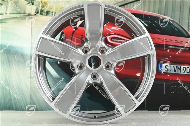 20" Felga Carrera Sport, 8,5J x 20 ET57, Platinsilber Metallic