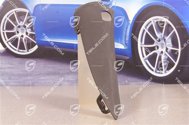 Front bumper Edge cover, satin black, L Front bumper Edge cover, satin black, L