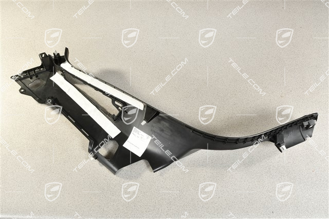Verkleidung C Säule, hinten, Seitenairbag,  Schwarz, R